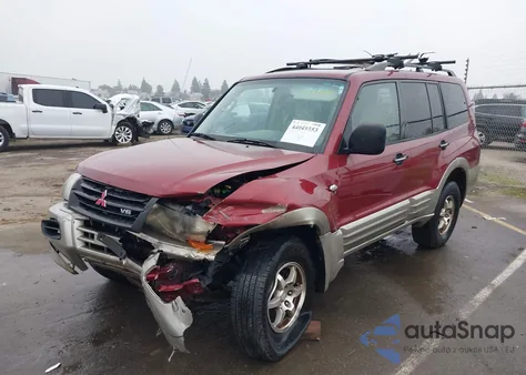 2001 Mitsubishi Montero Xls from USA, damaged, VIN JA4MW31R01J034637
